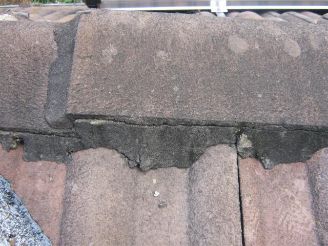 Is your ridge capping looking old with cracks in the pointing?